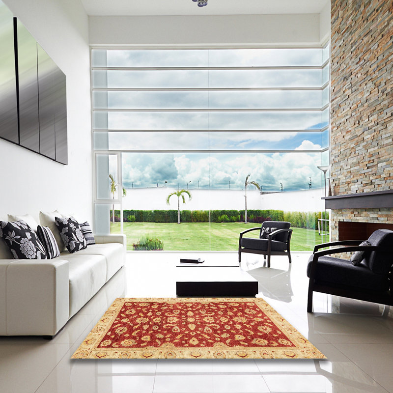 Abstract Indoor Rug, Square 5'