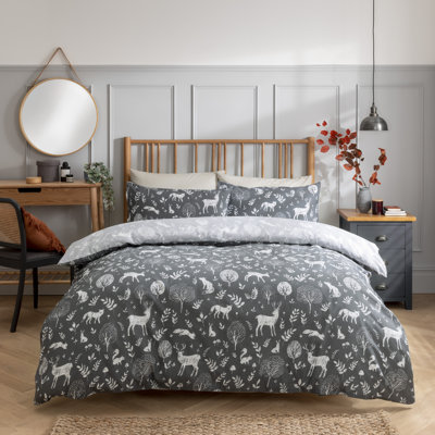 Petersburg Polyester Animal Print Duvet Cover Set with Pillowcases Included