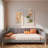 Upholstered Daybed With 4 Support Legs And 2 Armrests