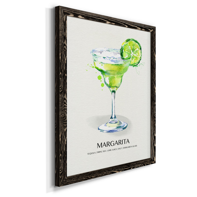 Margarita - cadre photo, impression sur toile, H 44 po x l 31 po x P 1 po, Noir