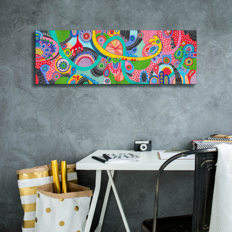 Epic Graffiti 'River Adventures' by Hello Angel Canvas Wall Art