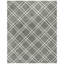 Tapis gris foncé en laine touffeté à la main Milroy-26830967