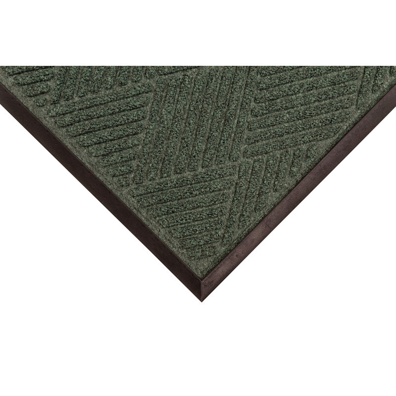 Tapis de porte Alezander, 3 pi x 4 pi, Vert forêt