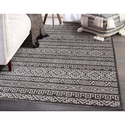Machine Woven Grey Indoor Rug