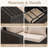 Beige Wicker Outdoor Sectional Set