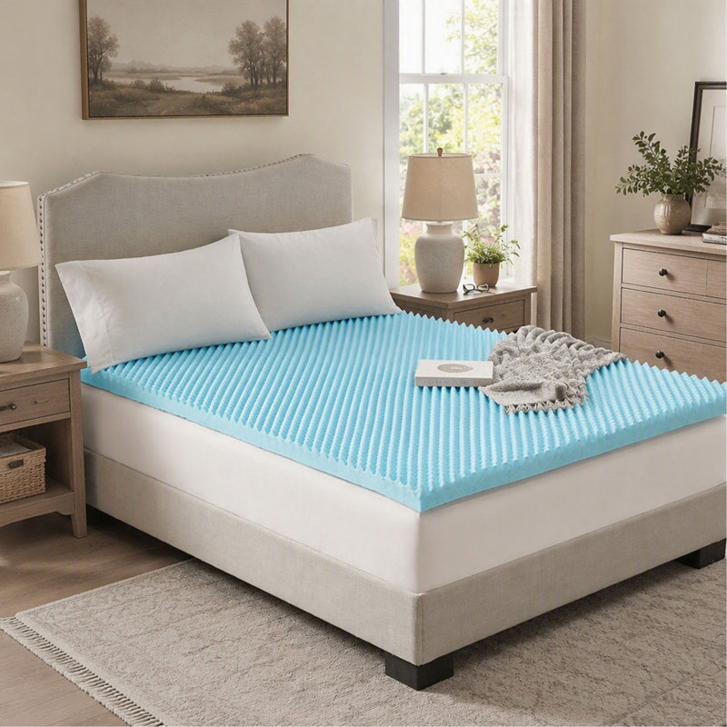 Surmatelas, hypoallergénique réversible toutes saisons, 3", Très grand lit