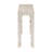 Hedya Floral Capiz Shell Console Table with Scalloped Detailing