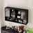 Four-door Glass Wall Cabinet Storage-322448805