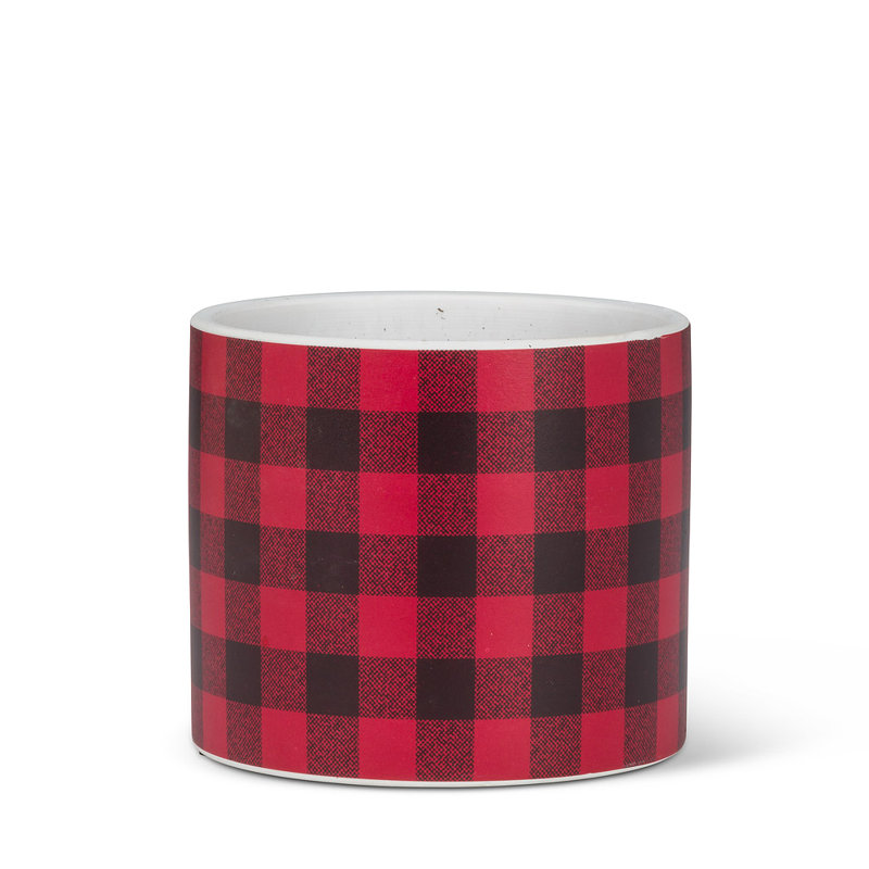 Boîte à fleurs Buffalo Check, H 4,5 po x l 4,5 po x P 4,5 po