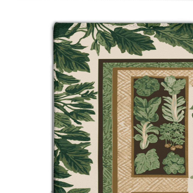 Tapis d'intérieur et d'extérieur vert Nature, Rectangulaire 2 pi x 3 pi