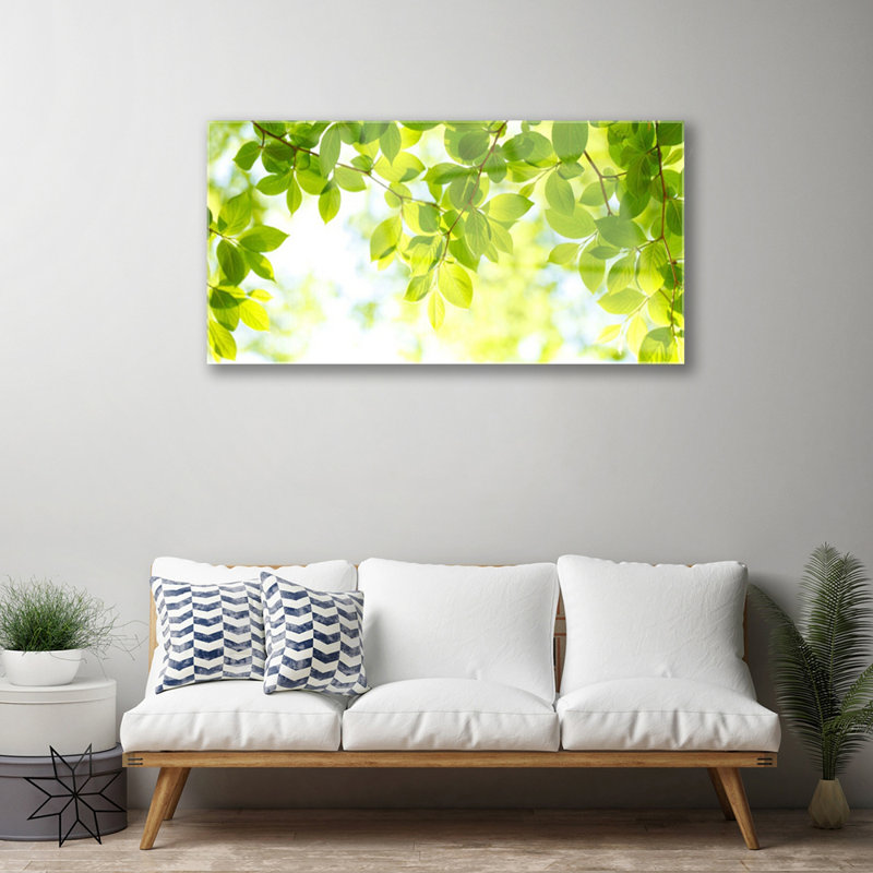 Leaves Nature - Unframed Photograph on Glass
