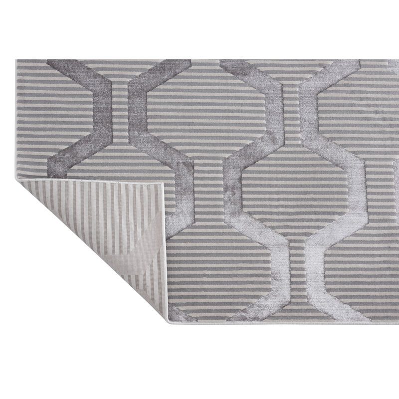 Tapis taupe Natchitoches, Rectangle 5 pi 2 po x 7 pi 5 po