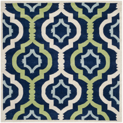 Carolene Hand Tufted Wool Geometric Rug