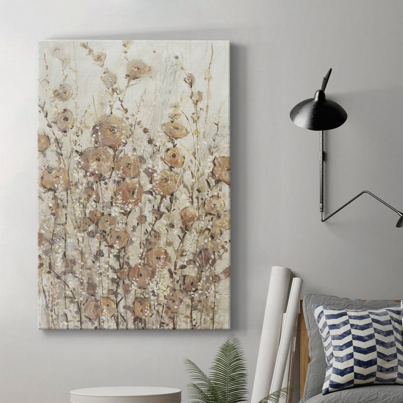Garden Edge II - peinture sur toile tendue, H 36 po x l 24 po x P 1 po