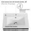 Ensemble de meuble-lavabo mural simple 24 po Crysten