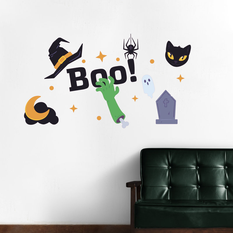 Adhésif décoratif Halloween, 18" H x 30" W