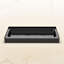 Receveur de douche Voltaire 60 x 30 avec bonde à droite, noir lustré-110399357-110399360