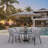 5-Piece All Weather Twisted Rattan Wicker Patio Dining Table Set  With Umbrella Hole And Light Gray Cushions-879915142