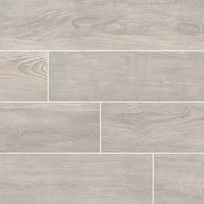 Arden 8 in. x 47 in. Matte Porcelain Wood Look Floor and Wall Tile