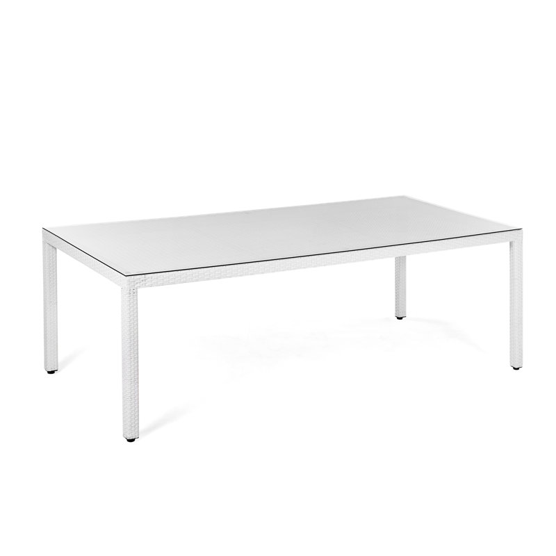 Ampelius Rectangular Wicker Outdoor Dining Table , 220cm cm W 100cm cm D