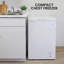 Koolatron 3.5 Cu. Ft. Chest Freezer with Adjustable Temperature Control