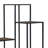 4-Tier Display Shelf Rustic Brown And Black