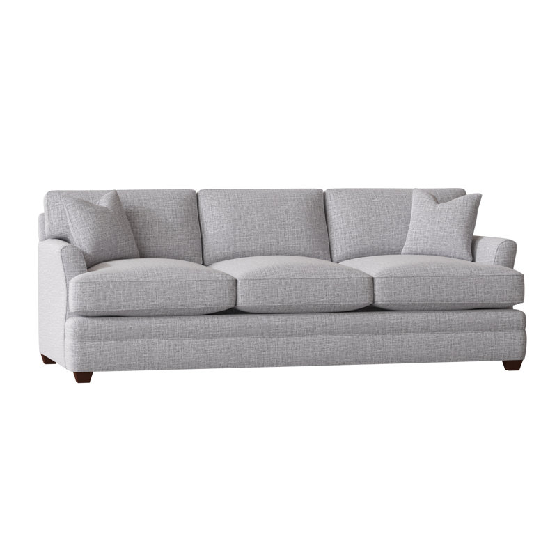 Harriss Upholstered 91'' Sofa, Zuma Pumice Textured Linen