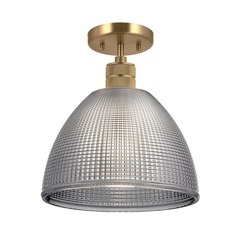 Luminaire suspendu 1 lumière Hampstead, Laiton