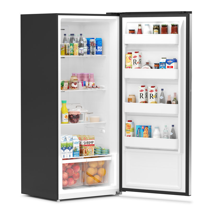 21 cu. Pi. Réfrigérateur / congélateur convertible vertical en acier inoxydable, Energy Star (km-ruf-21s)