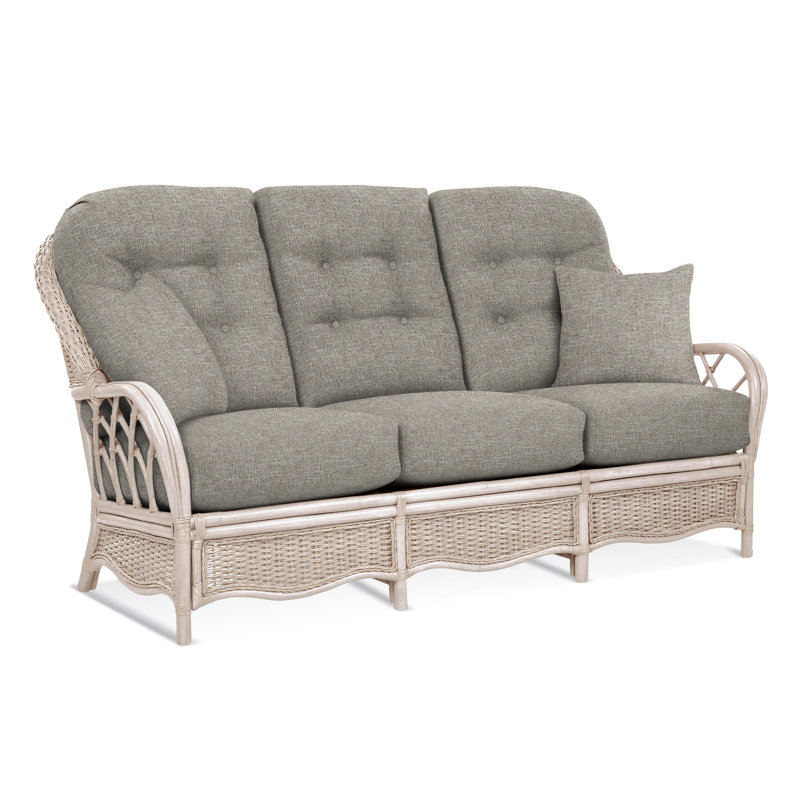 Everglade Upholstered 76'' Sofa, Bisque, Basic Grey; 0317-83