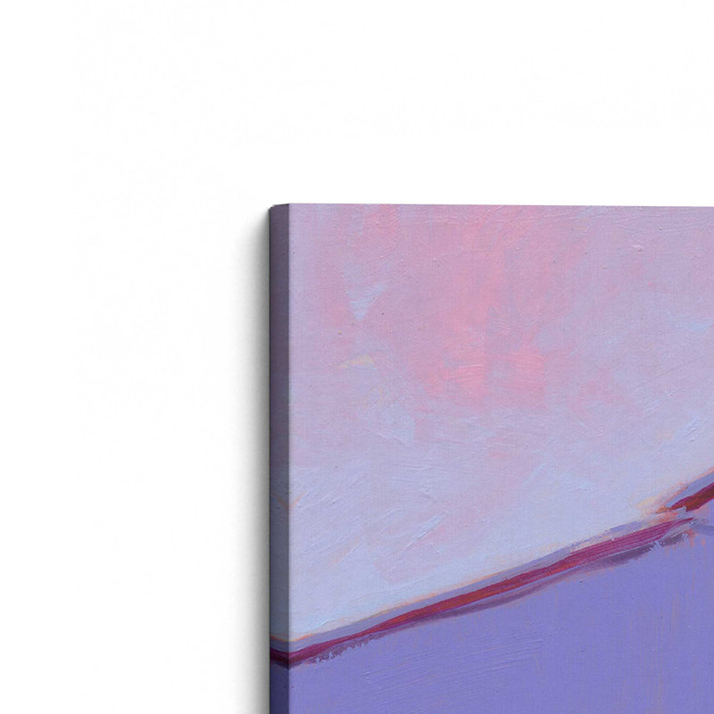 "Très violet" par Carol Young, reproduction d'art sur toile, H 20 po x l 20 po
