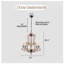 Lustre 5 lumières style bougie Farmhouse-770703285