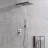 High-End Modern Luxury 3-Function Shower Faucet Set, Complete Shower System with 22" x 9" Waterfall & Rainfall Shower Head, Handheld Shower and Pressure Balancing Valve-85121180