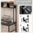Magdali L-Shaped Steel Computer Desk-1724980319