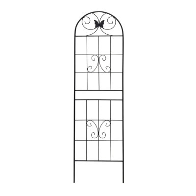 Rustproof Metal Trellis Stylish Outdoor Climbing Plant Support