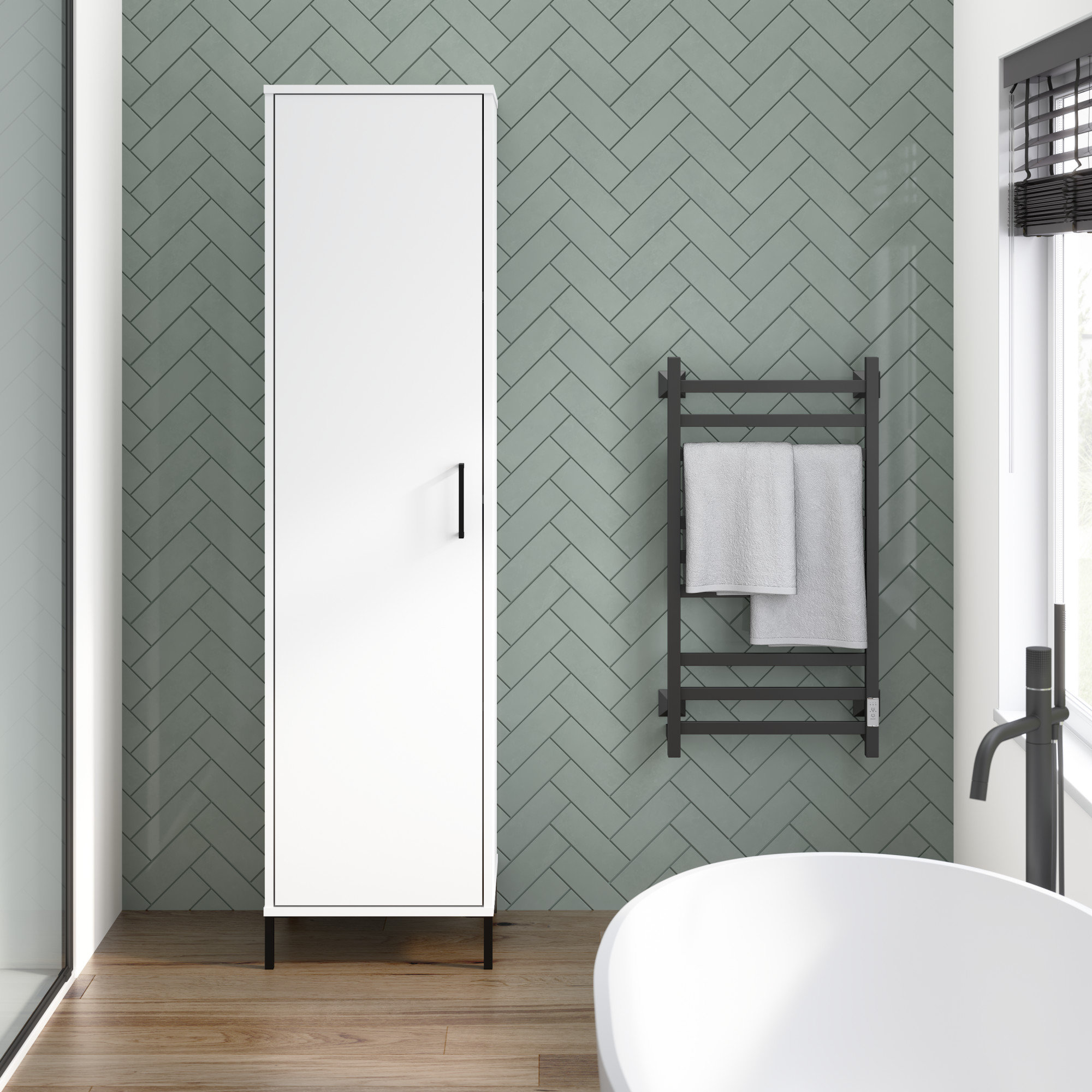 Latitude Run® Narrow Bathroom Storage Wayfair