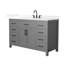 Meuble-lavabo simple autoportant 54 po avec plateau en quartz Beckett-108351905-108351907-108351908