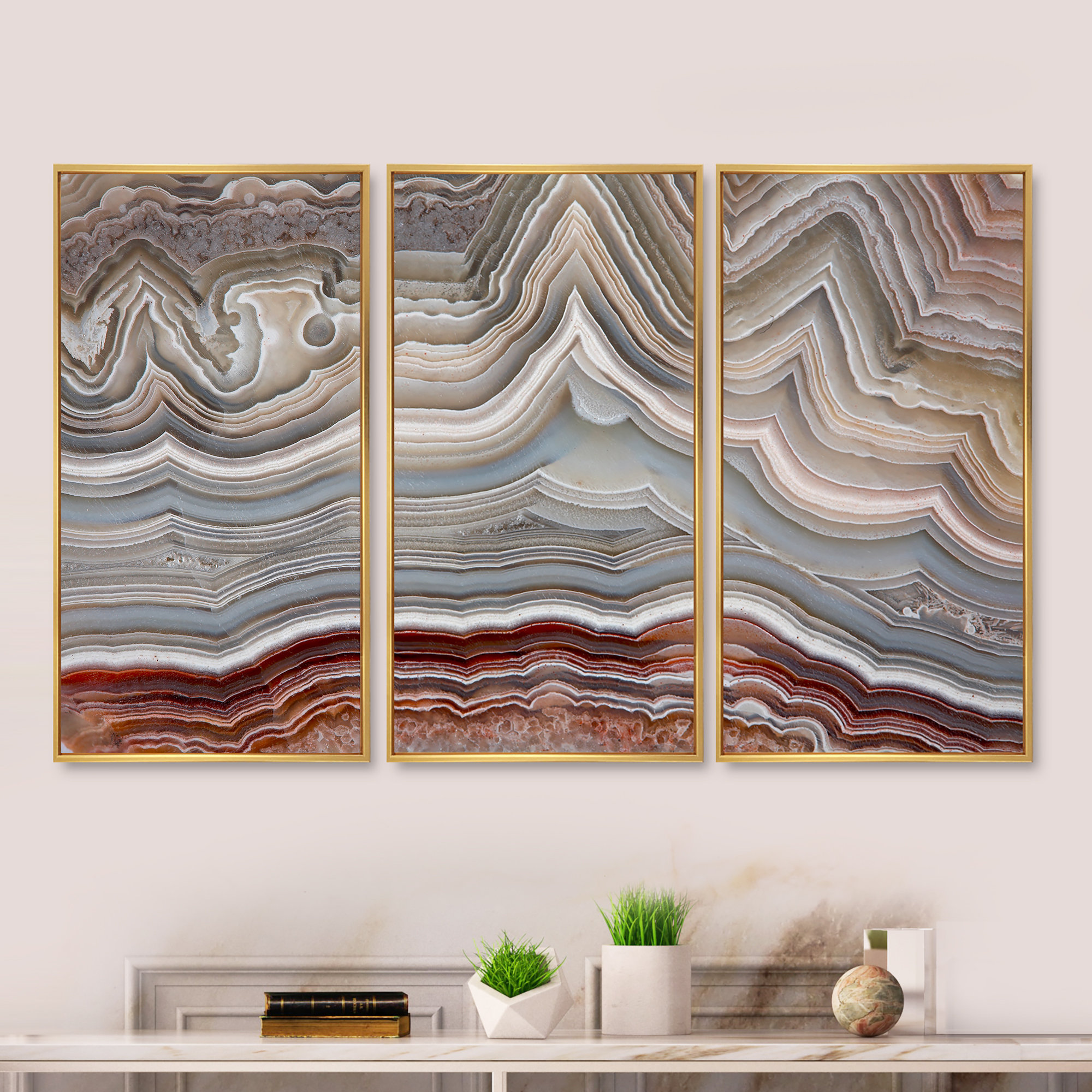 Agate on sale wall art