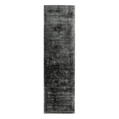Doris Plain Silky Charcoal/Grey Rug