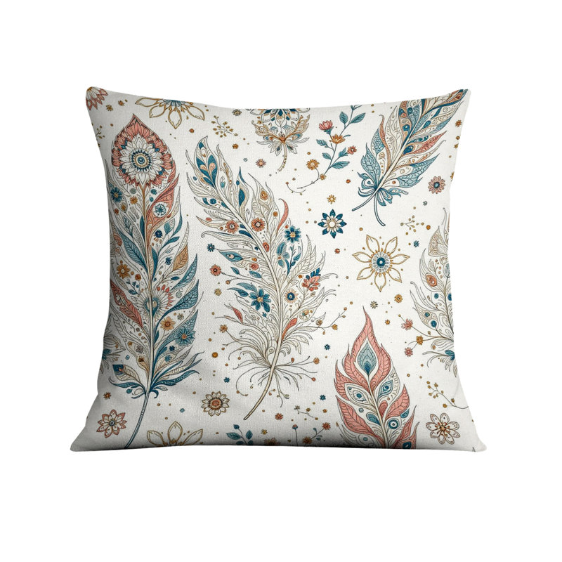 Coussin décoratif, Polyester, H 16 po x l 16 po