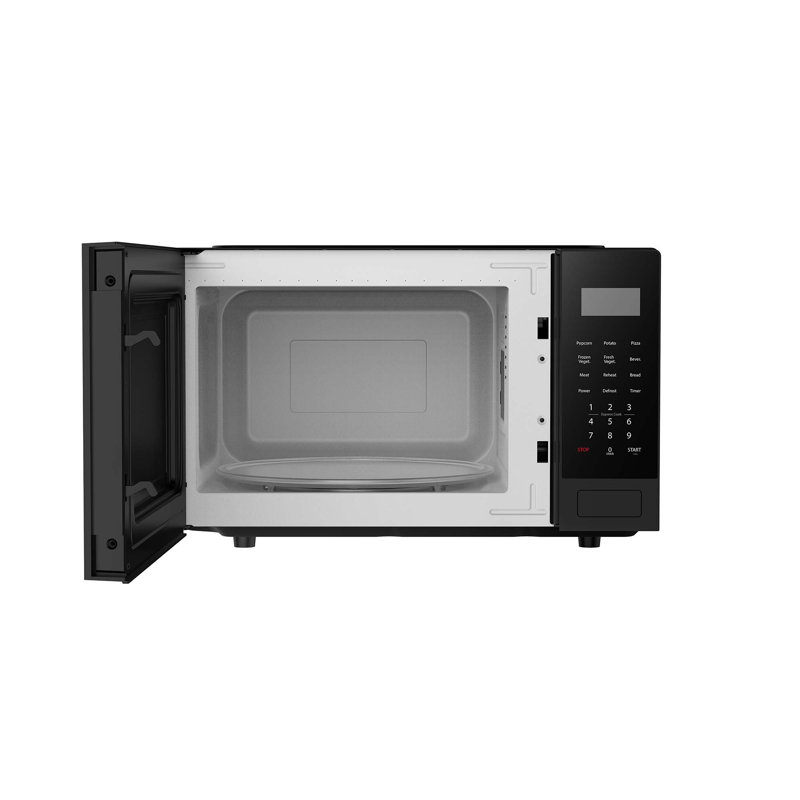 Frigidaire 0.9 Cu. Ft. Countertop Microwave Oven, 900 Watt Microwave with 10 Power Levels, Black