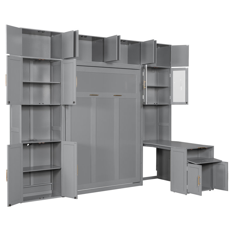 Lit escamotable en MDF pour maison moderne
