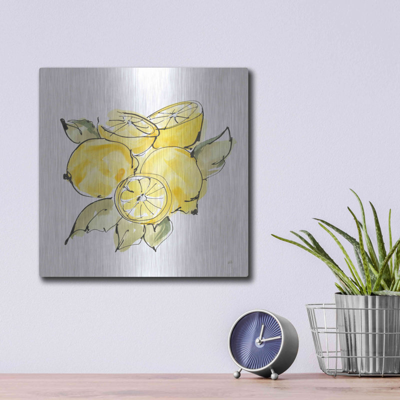 «Lemon Still Life IV» par Chris Paschke, H 12 po x l 12 po