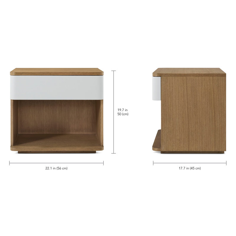 Seoul 1 - Drawer Nightstand, Natural