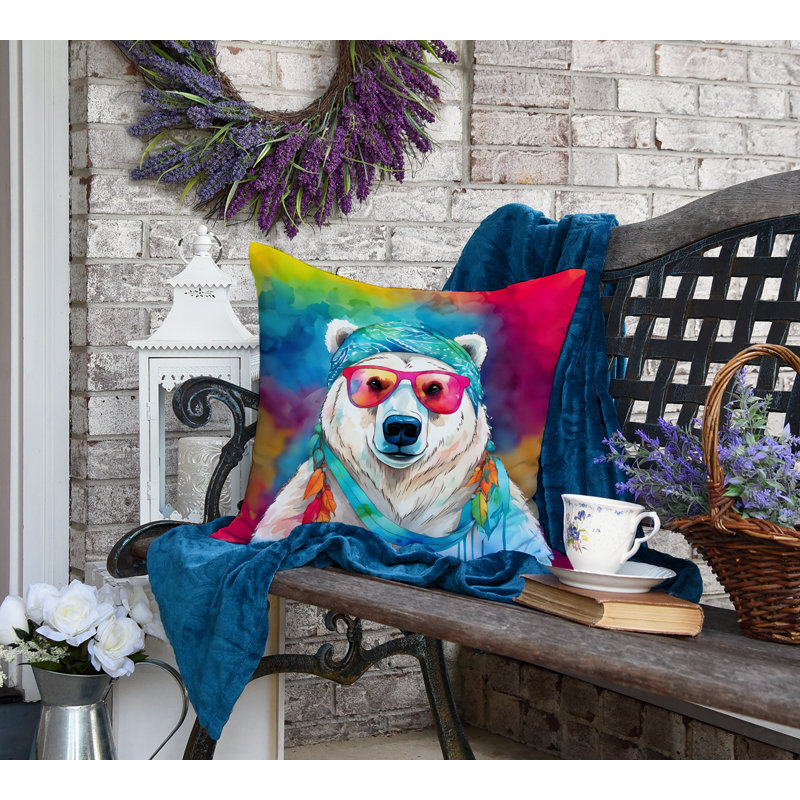 Coussin Hippie, H 18 po x l 18 po