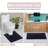 Luxury 100% Cotton Bath Rug (Set of 2) Reversible-1296832066-1296832070