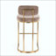 Tabouret de bar à hauteur fixe en métal - ensemble de 2-524395975