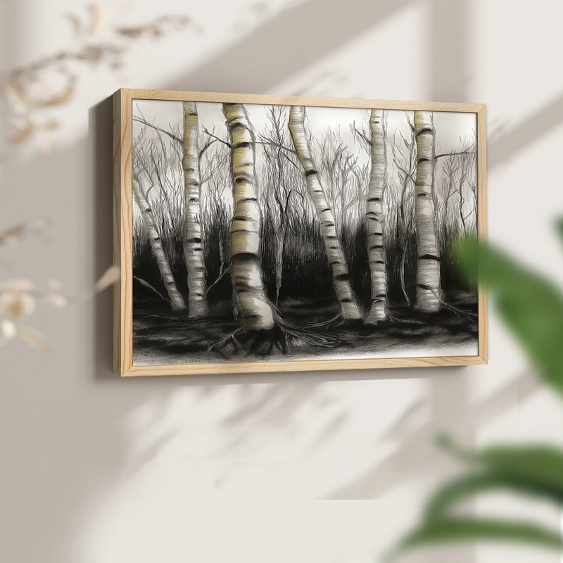 LANDSCAPES Series XVIII -Framed Print - Restickable, H 8 po x l 10 po