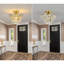 Gold Elegant Luxury Crystal Flush Ceiling Light