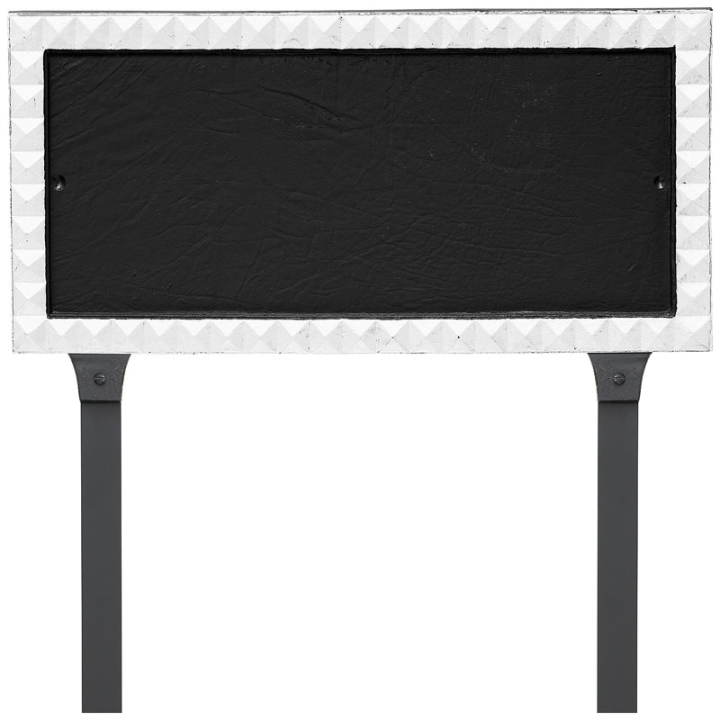 Cairo Rectangle Lawn Insert, Black/White